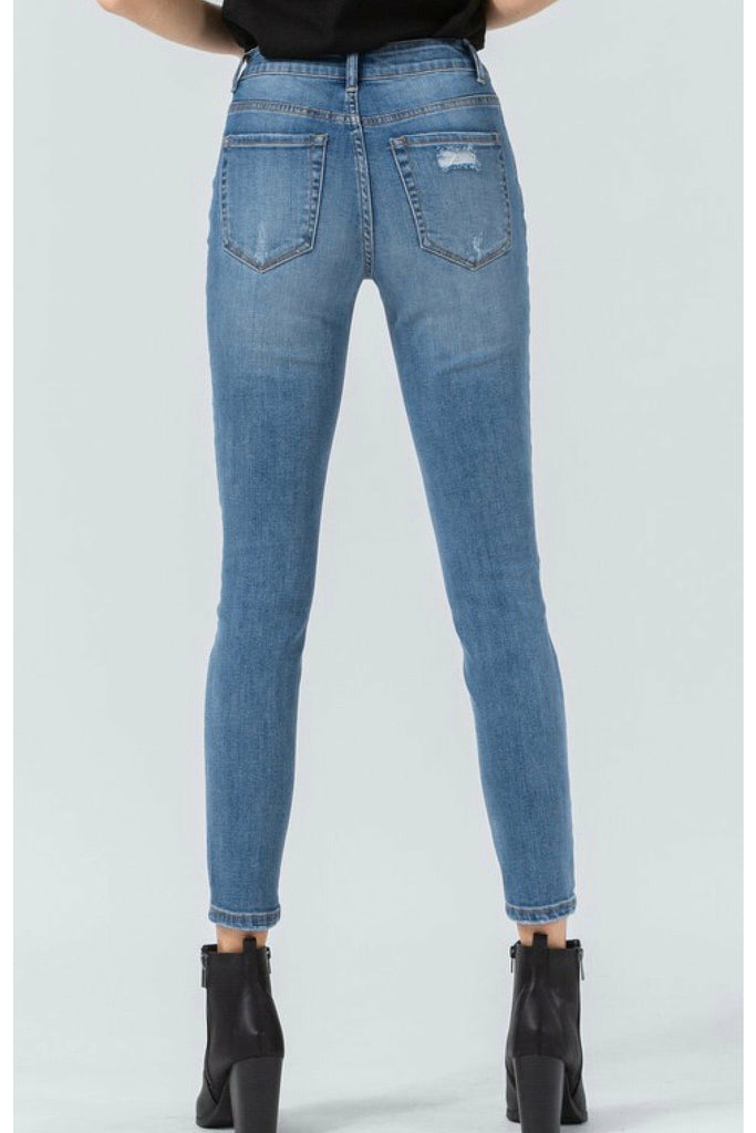 Fitted Mid Rise Amber Jeans